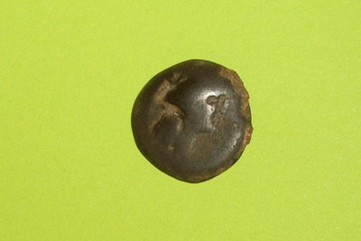 Arados Phoenicia 300 BC ancient GREEK COIN boat prow Athena monogram treasure G