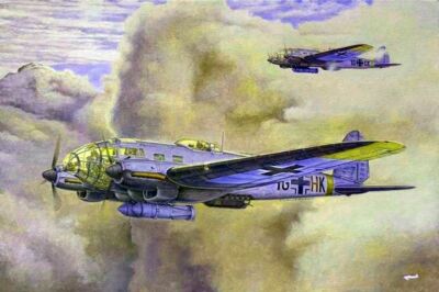 Roden 344 Heinkel He111 H-16/Н-20 plastic model aircraft 1/144 scale kit