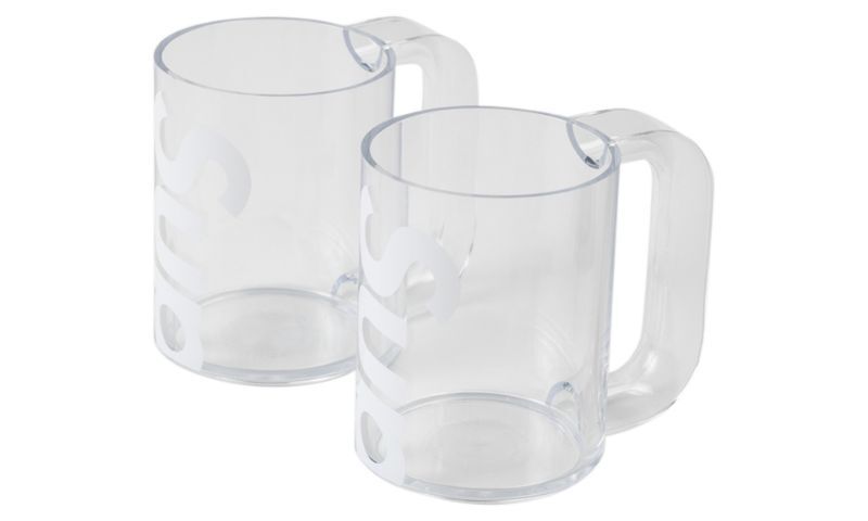 Supreme Heller Mugs Clear (Set of 2) - グラス/カップ supreme Heller Mug