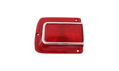 Taillight Lenses With Chrome Trim LH/RH Pair 65 Chevelle