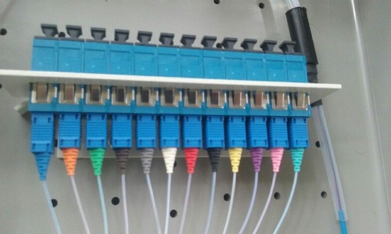 CORNING OPTICAL CABLE @ 2,000 Feet 12 SME & PELUSA Weatherproof Box