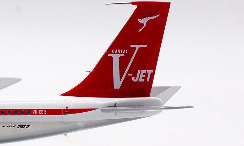 1:200 IF200 Qantas VJET Boeing 707-300 VH-EBR polished *LAST 1:200 IF200 Qantas VJET Boeing 707-300 VH-EBR polished *LAST