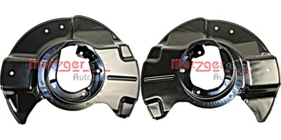 METZGER Front Brake Discs Splash Panel SET For BMW E34 E32 E31 85-96