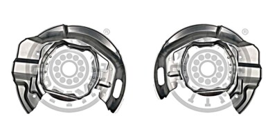 OPTIMAL Front Brake Disc Splash Panel Pair For BMW 5-Series E39 96-03
