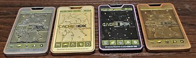 Cachebox Geocoin Full Set Unactivated - Pathtag Alt Geocaching