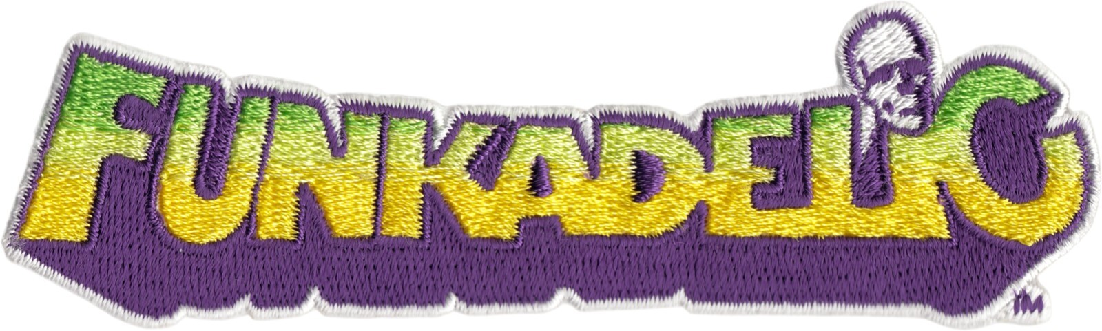 Patch - George Clinton Funkadelic Yellow Purple Green Logo P