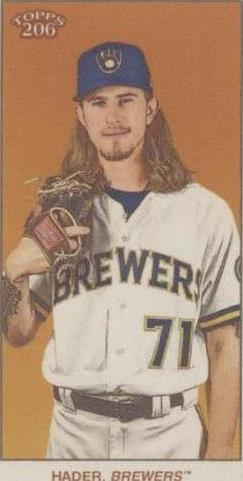 JOSH HADER 2025 Topps Series 1 PURPLE RAINBOW FOIL #'d 191