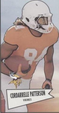 2013 Bowman Cordarrelle Patterson #52B-CP