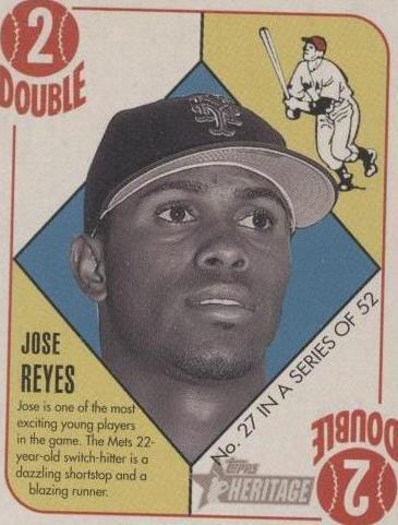 2005 Bowman Heritage - Jose Reyes #27