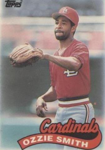 1989 Topps League Leaders Minis - Ozzie Smith #37