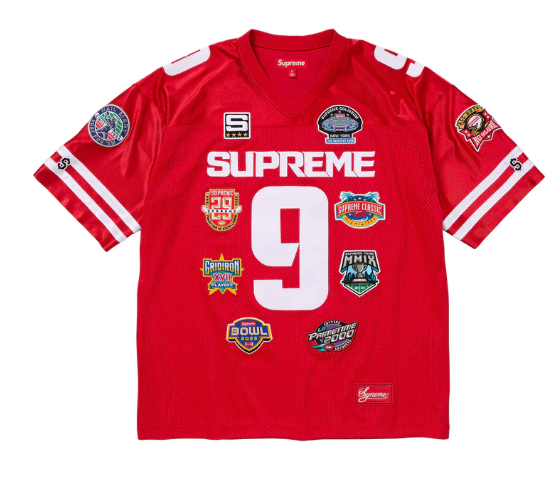 Supreme Championships Football Jersey (FW23) Red Size Large Supreme Championships Football Jersey (FW23) Red Size Large