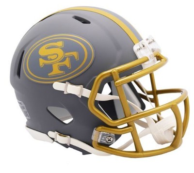 Скоростной мини-шлем San Francisco 49ers Riddell Slate Speed Mini