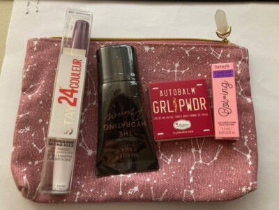Ipsy Bag & Autobalm Grlpwdr Cheeks, Shades of Shan Primer + 2 more all New