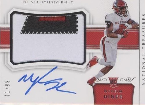 2018 Panini National Treasures Collegiate Nyheim Hines #126