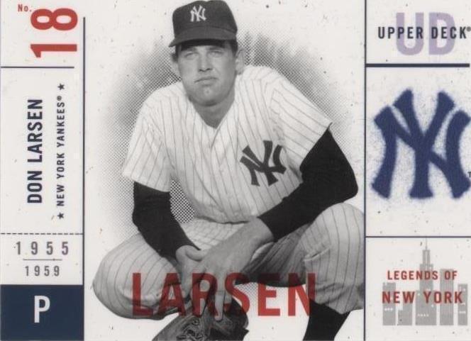 Upper Deck Legends of New York 2001 - Don Larsen #101