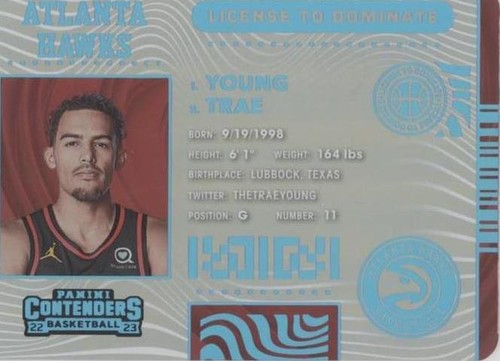 2022-23 Panini Contenders - Trae Young #1