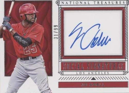 2019 Panini National Treasures - Jo Adell #SS-JA