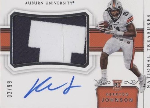 2018 Panini National Treasures Collegiate Kerryon Johnson #130
