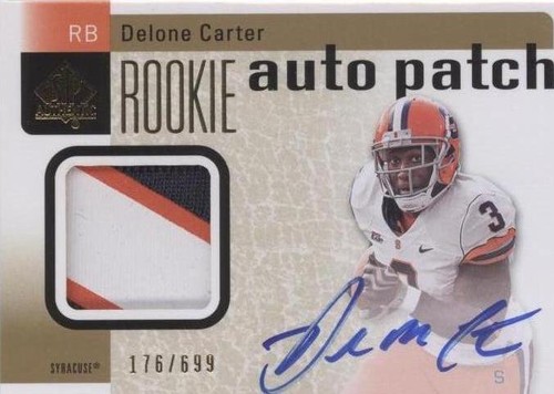 2011 SP Authentic Delone Carter #234