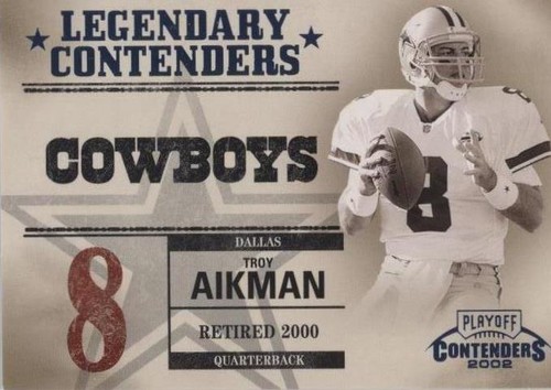 2002 Playoff Contenders Troy Aikman #LC-7