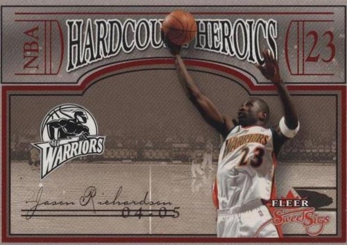 2004-05 Fleer Sweet Sigs - Jason Richardson #10 HH