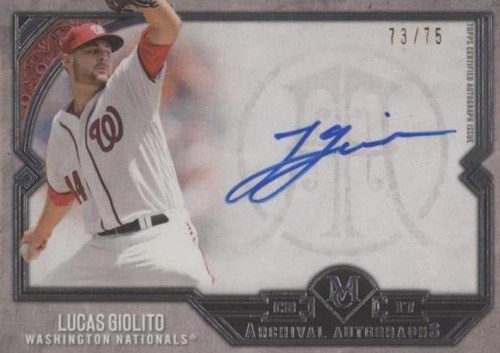 2017 Topps Museum Collection - Lucas Giolito #AA-LG