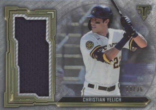 2020 Topps Triple Threads - Christian Yelich #SJR-CY
