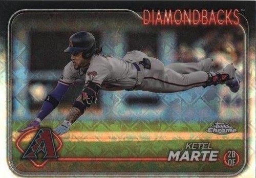 2024 Topps Chrome Logofractor Edition - Ketel Marte #35