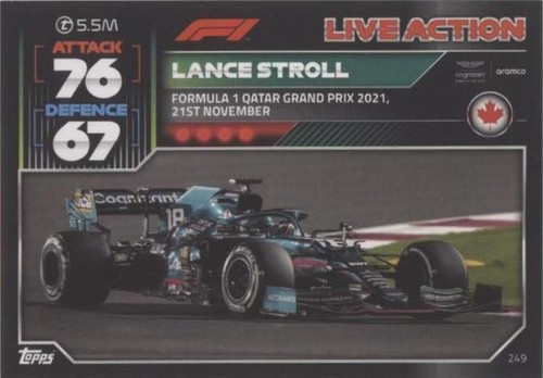 2022 Topps F1 Turbo Attax - Lance Stroll #249