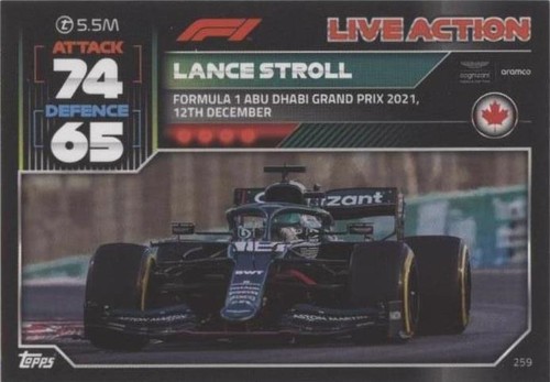 2022 Topps F1 Turbo Attax - Lance Stroll #259
