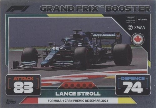 2022 Topps F1 Turbo Attax - Lance Stroll #319