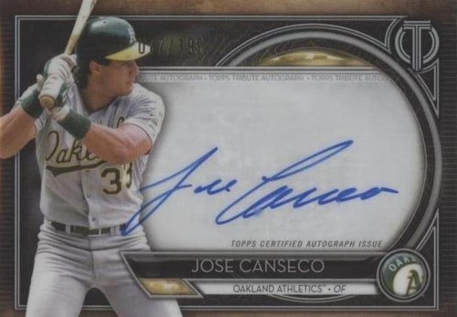 2020 Topps Tribute - Jose Canseco #TA-JC
