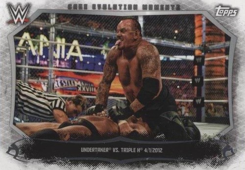 2015 Topps WWE Undisputed - Triple H Undertaker #CEM-12