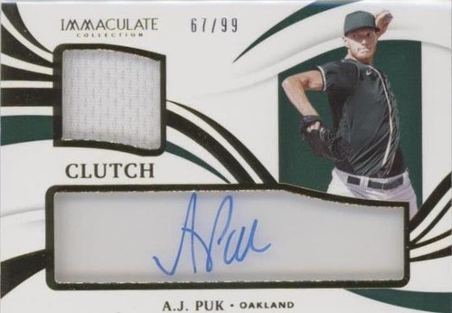 2021 Panini Immaculate Collection - A.J. Puk #CCM-AJP