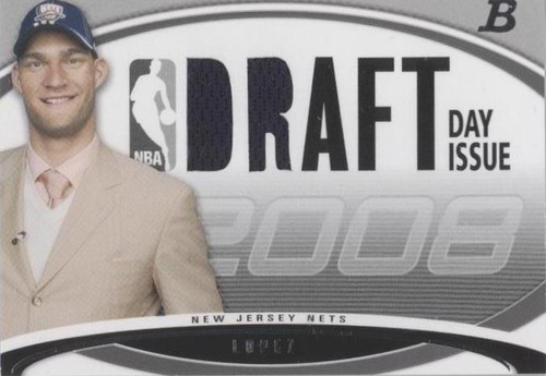 2008-09 Bowman Draft Picks & Stars - Brook Lopez #DDIR-BL