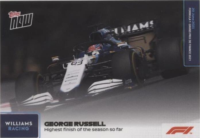 2021 Topps Now F1 - George Russell #022