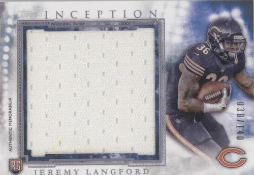 2015 Topps Inception Jeremy Langford #RJR-JL