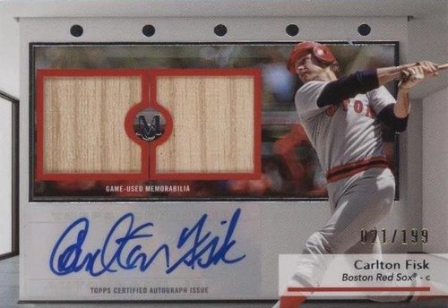 2024 Topps Museum Collection - Carlton Fisk #SWDRA-CF