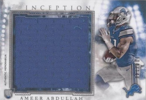 2015 Topps Inception Ameer Abdullah #RJR-AA
