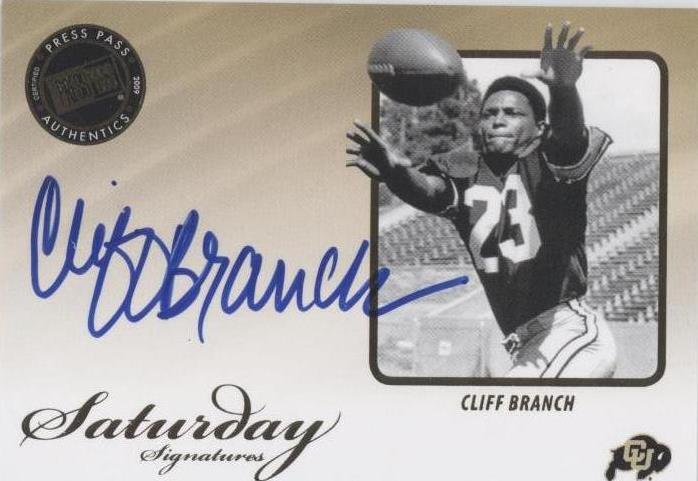 2009 Press Pass Legends Cliff Branch #SS-CB