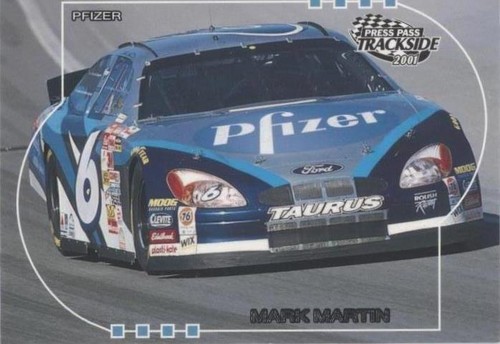 2001 Press Pass Trackside - Mark Martin #42