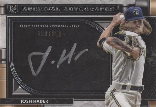 2021 Topps Museum Collection - Josh Hader #AA-JH