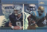 2001 Topps Chrome Freddie Mitchell Troy Aikman #TC6