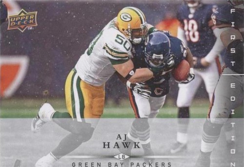 2008 Upper Deck First Edition A.J. Hawk #58