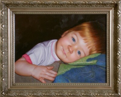 custom portrait painting from Photo, Hand Painted with oil on canvas