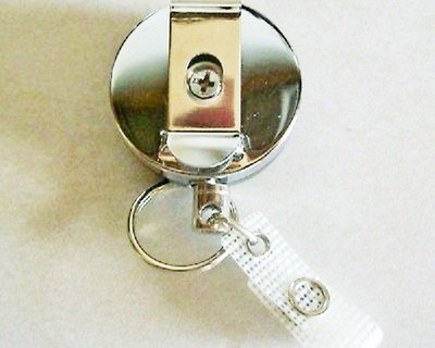 POKER CHIP HOLDER BADGE REEL BUDWEISER BEER Poker Chip ID Holder