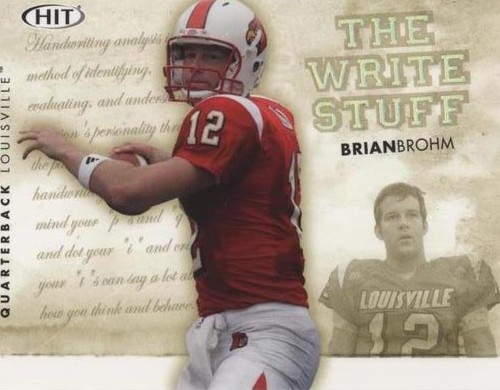 2008 SAGE Hit Brian Brohm #WS 2