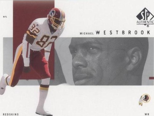 2001 SP Authentic Michael Westbrook #89