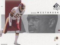 2001 SP Authentic Michael Westbrook #89