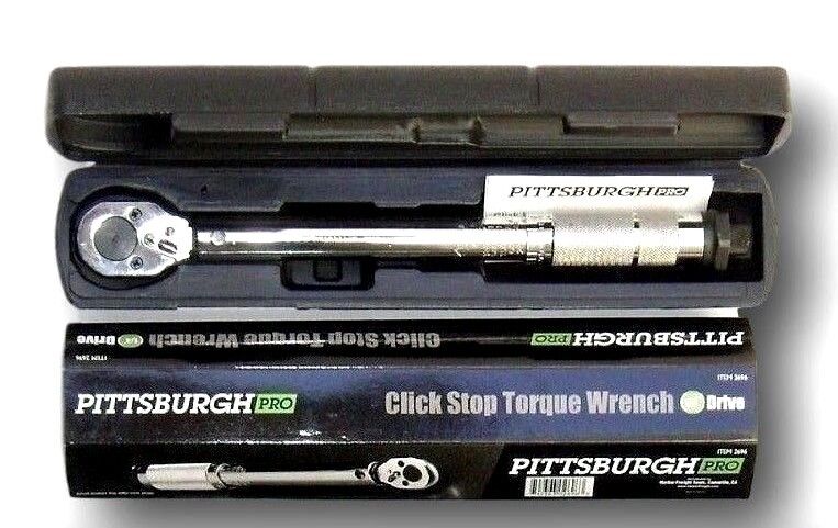 1/4 Inch Professional Drive Click Type Ratcheting Torque Wrench